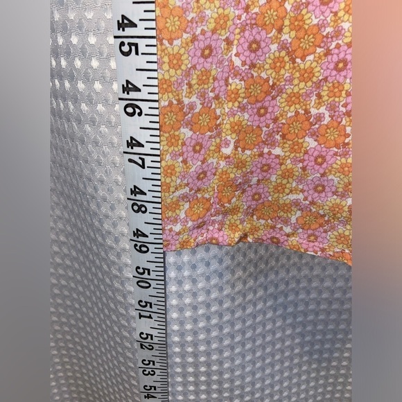 Women’s H&M floral romantic cottage Puff-sleeved midi dress size medium NWT - Picture 8 of 14